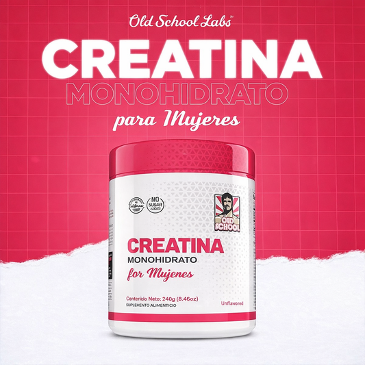 Creatina Monohidratada For Women 240g: Más Fuerza, Más Volumen, Más Resultados