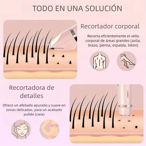 PROMO 50% OFF : 1 Rasuradora Eléctrica doble punta: Depílate en casa sin dolor en minutos ✨