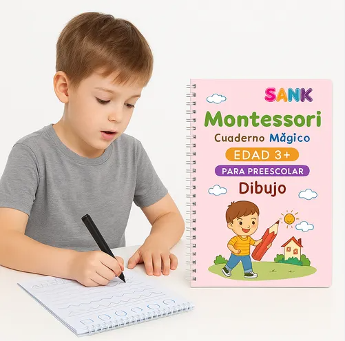 PROMO ESPECIAL SOLO HOY : 1 Kit de Caligrafía para Niños Escritura Mágica Set de 4 Libros + 10 Minas de Tinta Mágica por solo $59.900 SOLO HOY