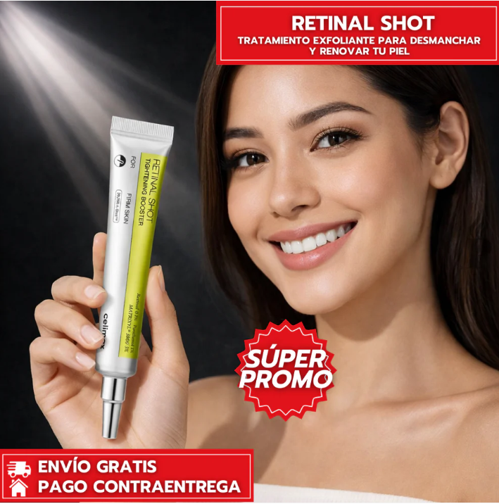 Retinal Shot™ ORIGINAL: Sérum Nocturno que Suaviza la Piel y Reafirma