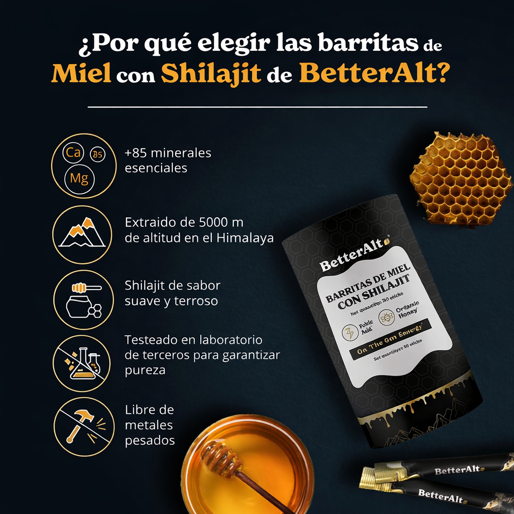 Himalayan Shilajit Honey Sticks x30