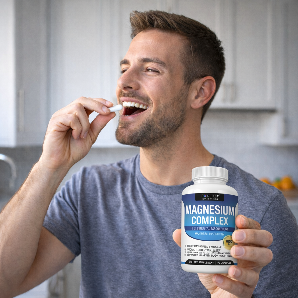 Magnesium Complex: Recupera energía, reduce estrés, fortalece músculos naturalmente