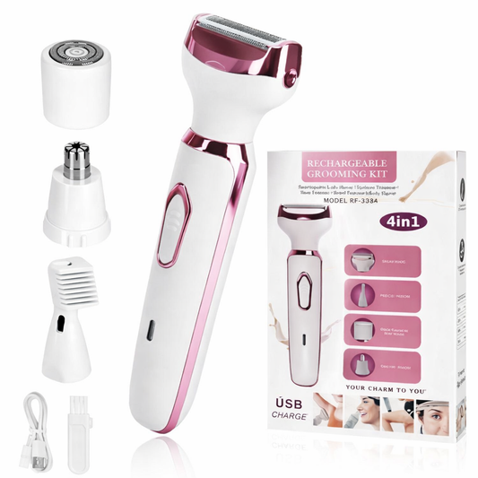 Afeitadora Eléctrica 4 en 1 — Suavidad sin Esfuerzo