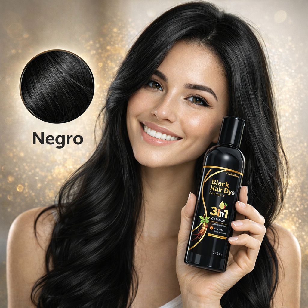 COMBO X2 Shampoo 3 en 1 Hair Dye Pinta Canas 250ml